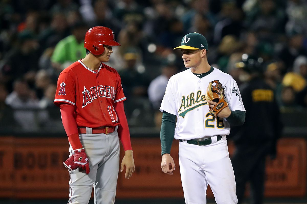 oakland athletics vs los angeles angels match player stats