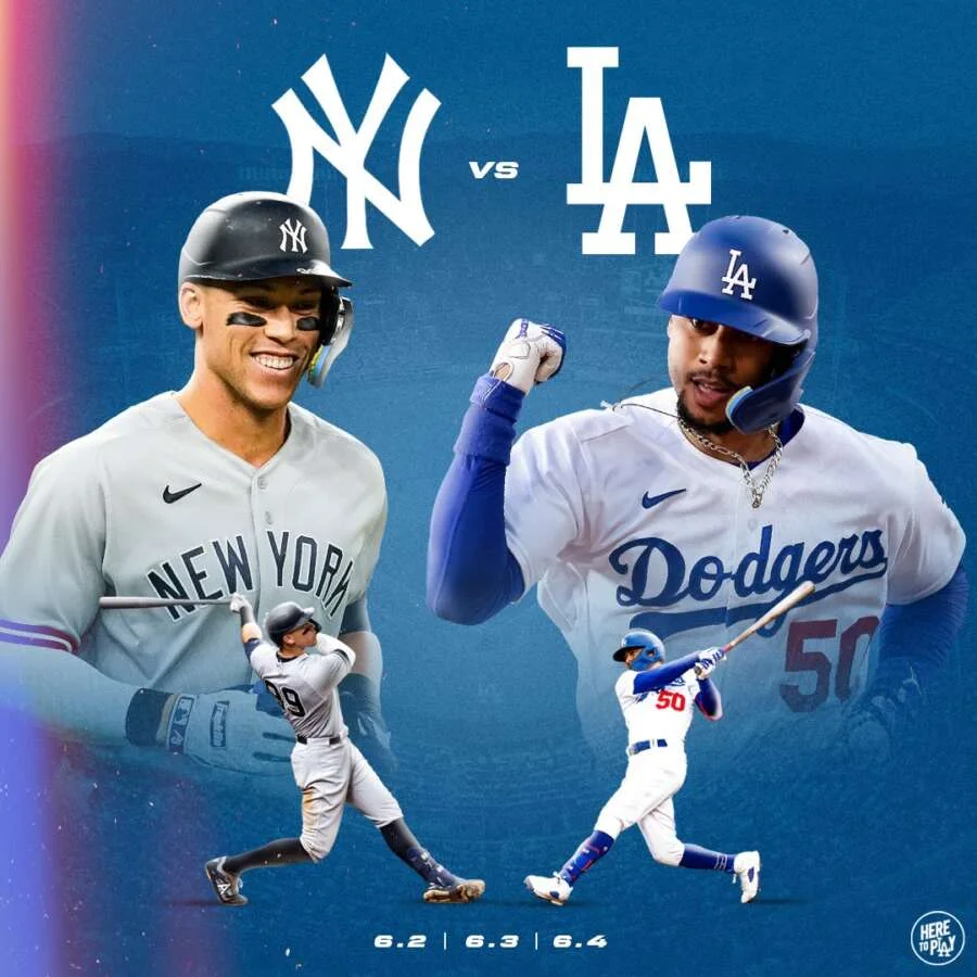 dodgers vs yankees match player stats