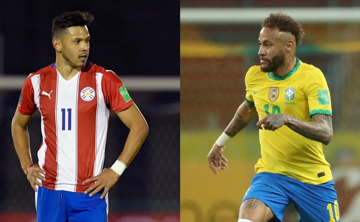 paraguay national football team vs brazil national football team lineups