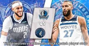 dallas mavericks vs timberwolves match player stats